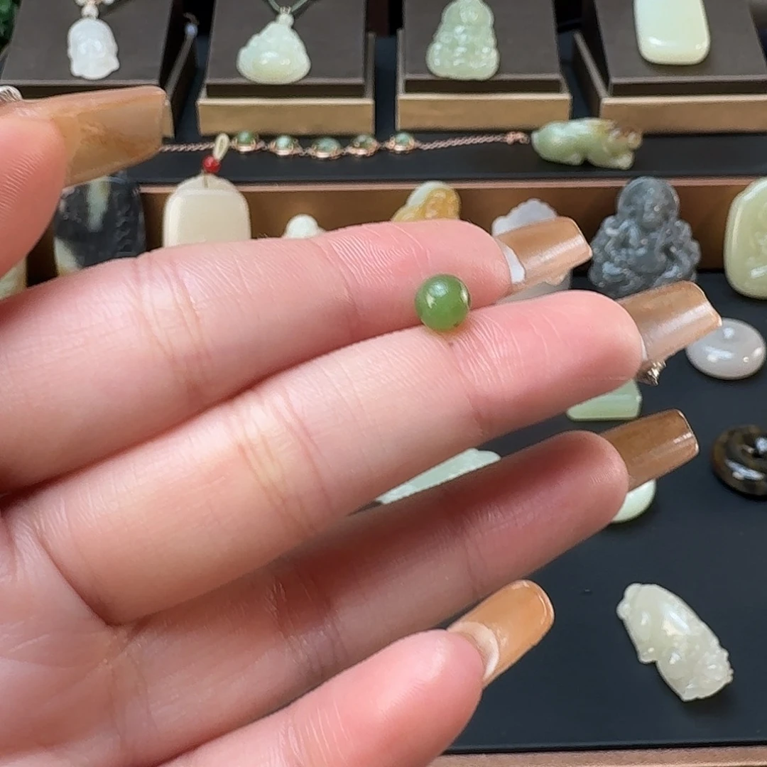 和田玉颈饰未镶嵌橙****f