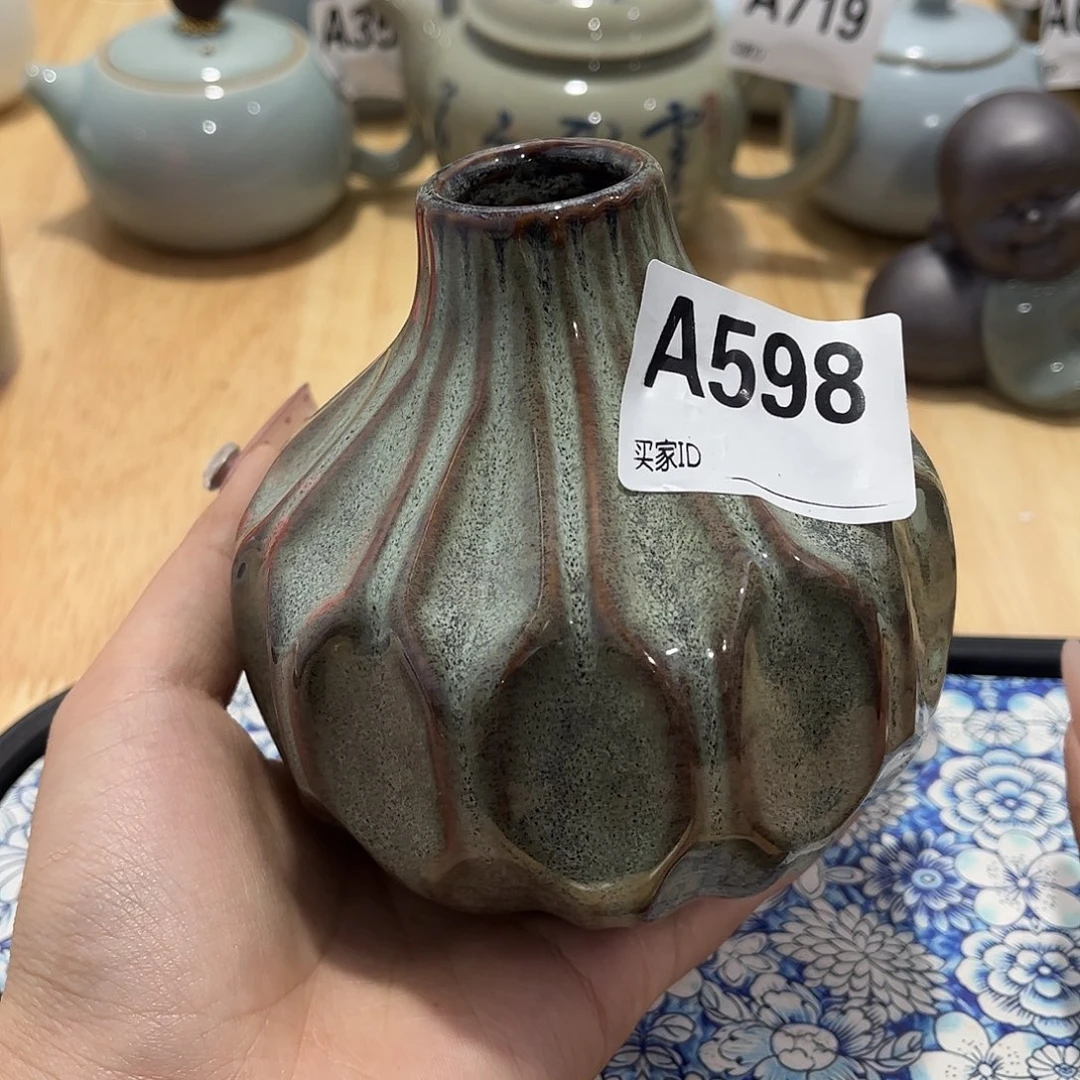 瓷片茶摆件工艺品摆件666