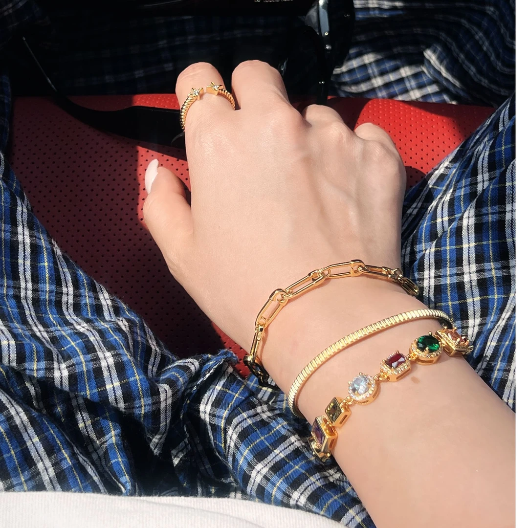 纯铜合成锆石手链 随机焦虑RA LH_口口直播专用链接