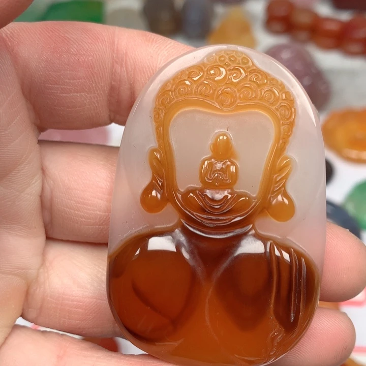 玛瑙/玉髓颈饰未镶嵌硕*