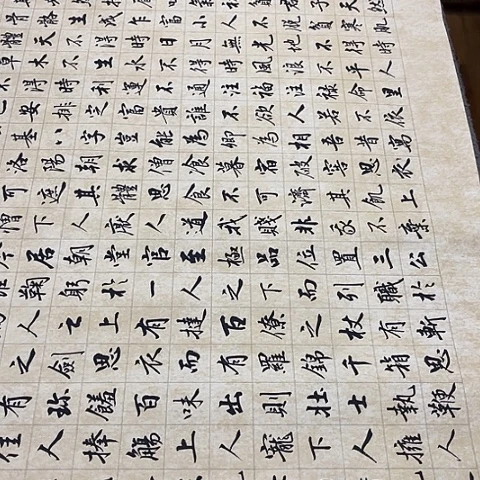 静***9寒窑赋六尺对开作品