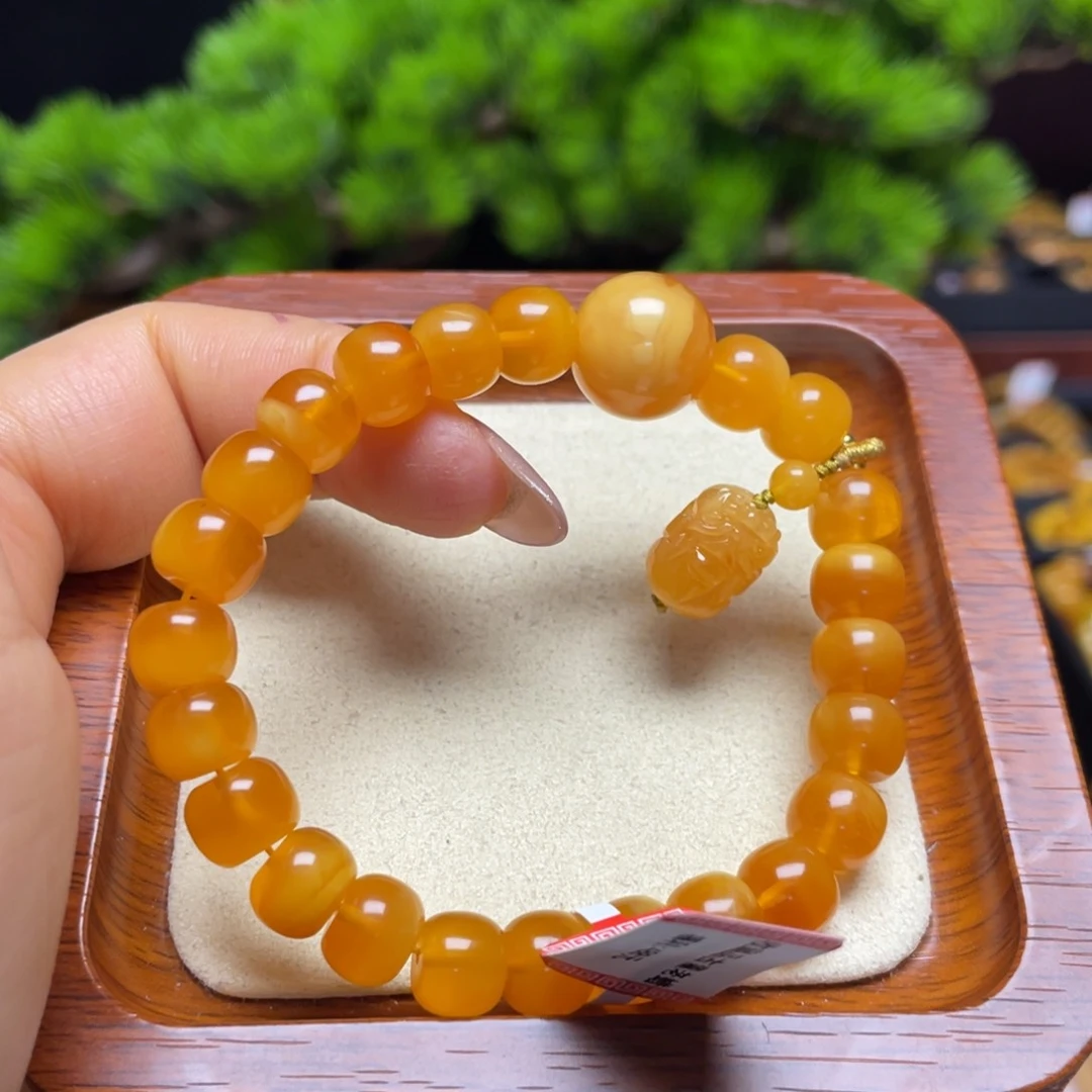 蜜蜡手链未镶嵌手串