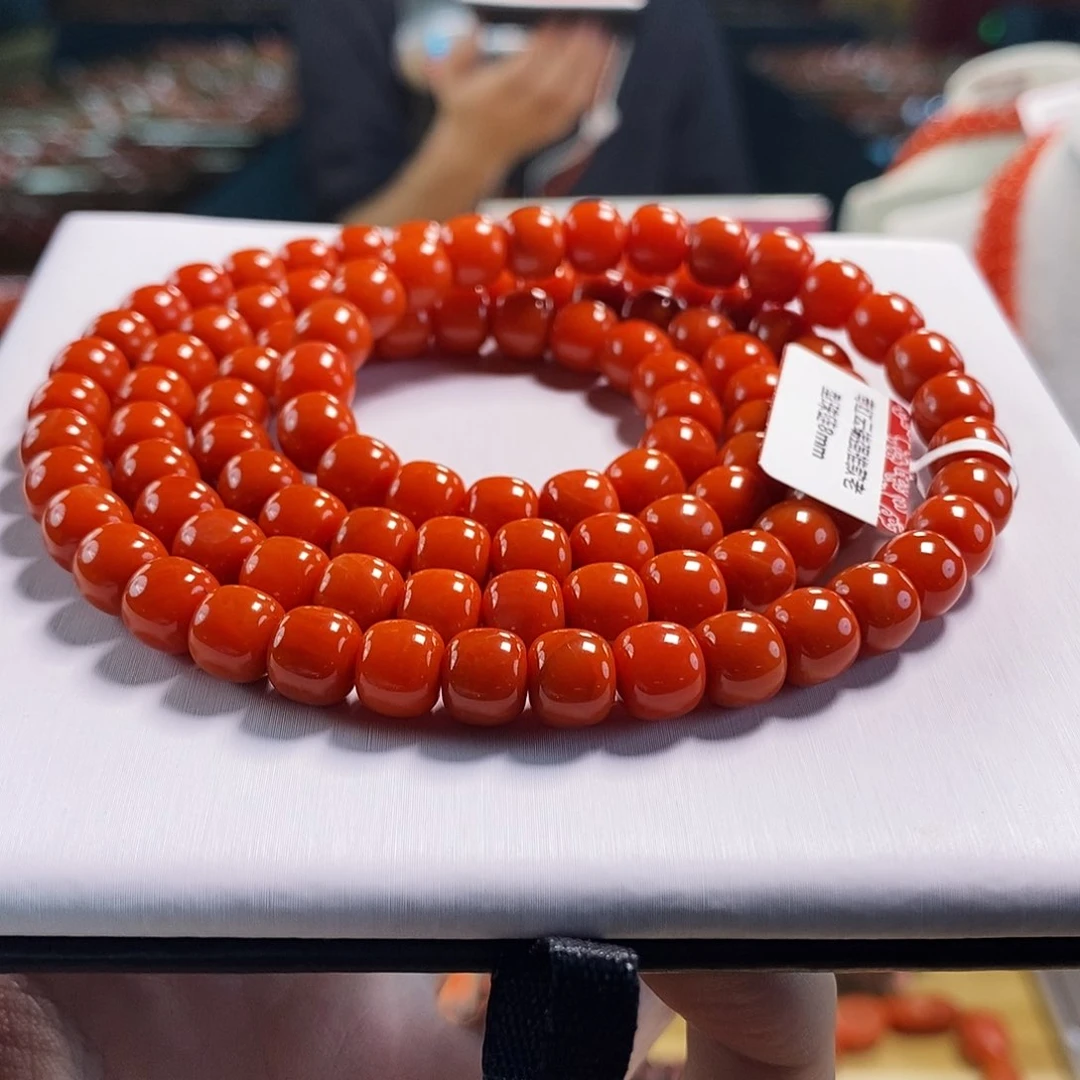 未镶嵌云端  8mm   多样性发一南红玛瑙