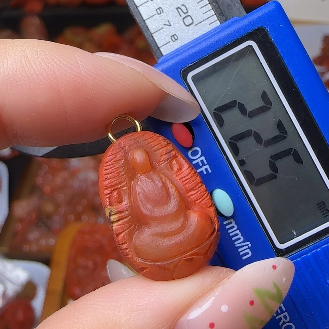 南红玛瑙未镶嵌颈饰