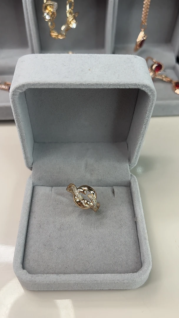 铜合金戒指 镀俄罗斯585紫金戒指