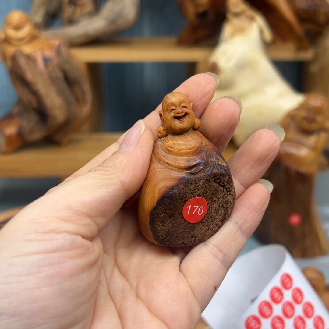 ****售木崖柏木摆件手把件