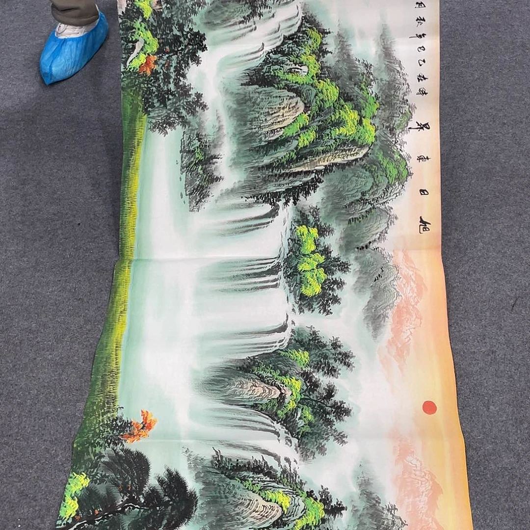 国画今天上午国画作品展示