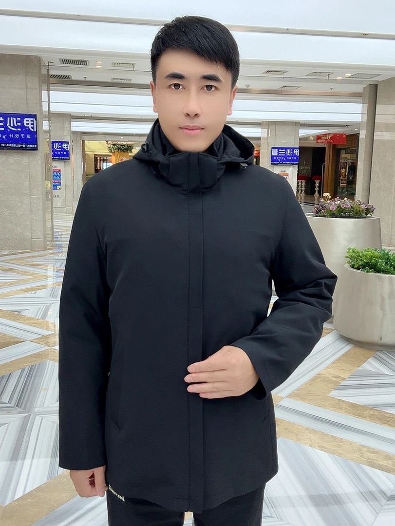 25008高端新款派克服貂皮+羽绒内胆可拆卸佟二堡冬季皮草新款上市