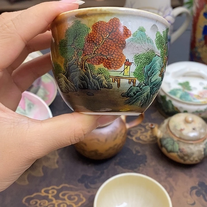 新品手工手绘柴烧83