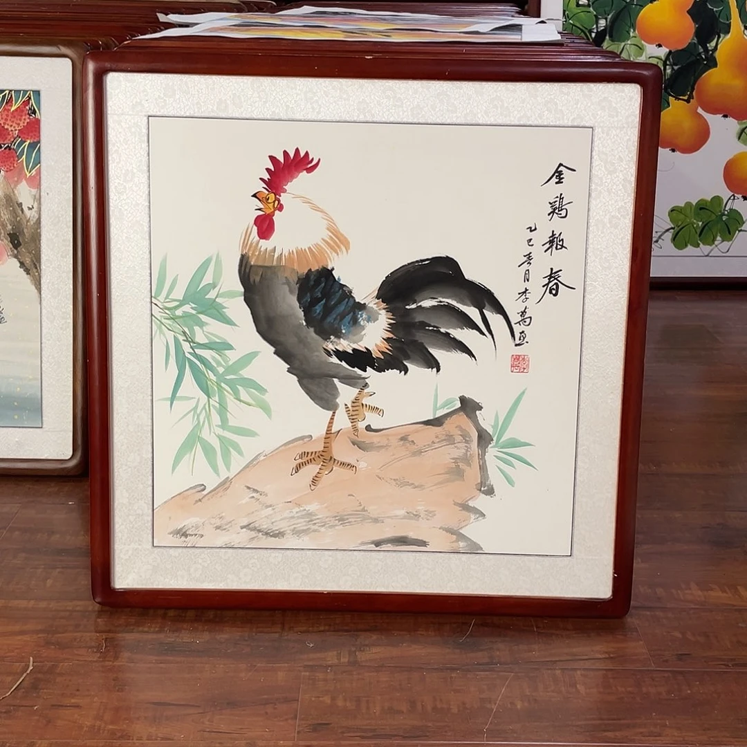 国画带框尺寸63*63厘米