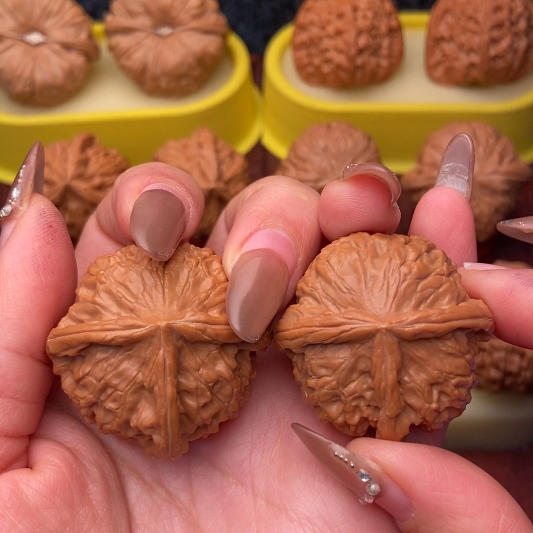 把件文玩核桃36金锭 元宝 三棱