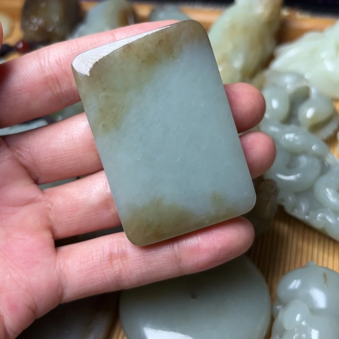 和田玉吊坠(不含链)未镶嵌刚*