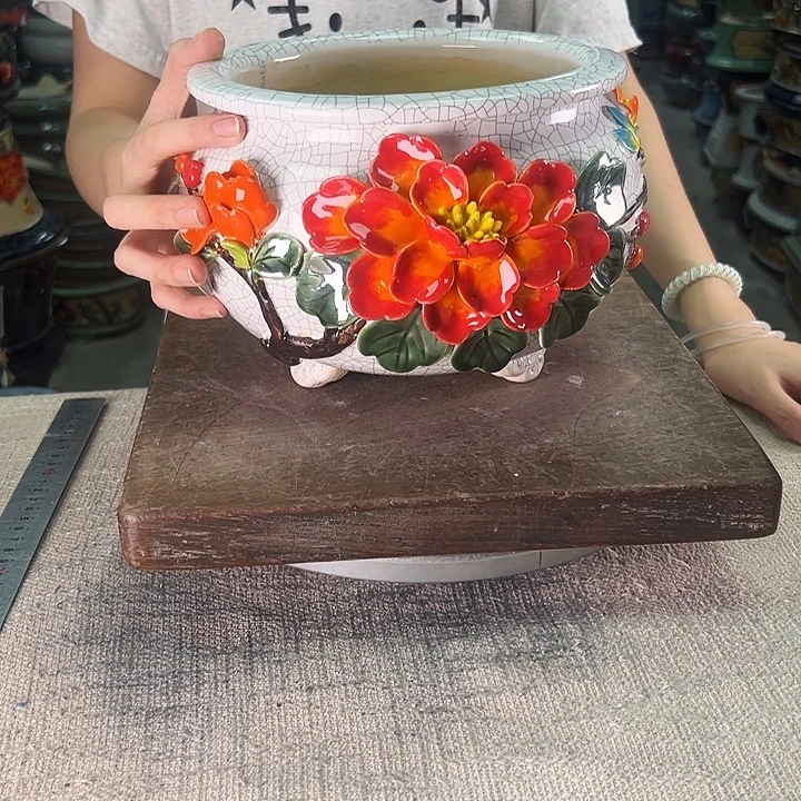 泳坤堂石湾盆陶瓷