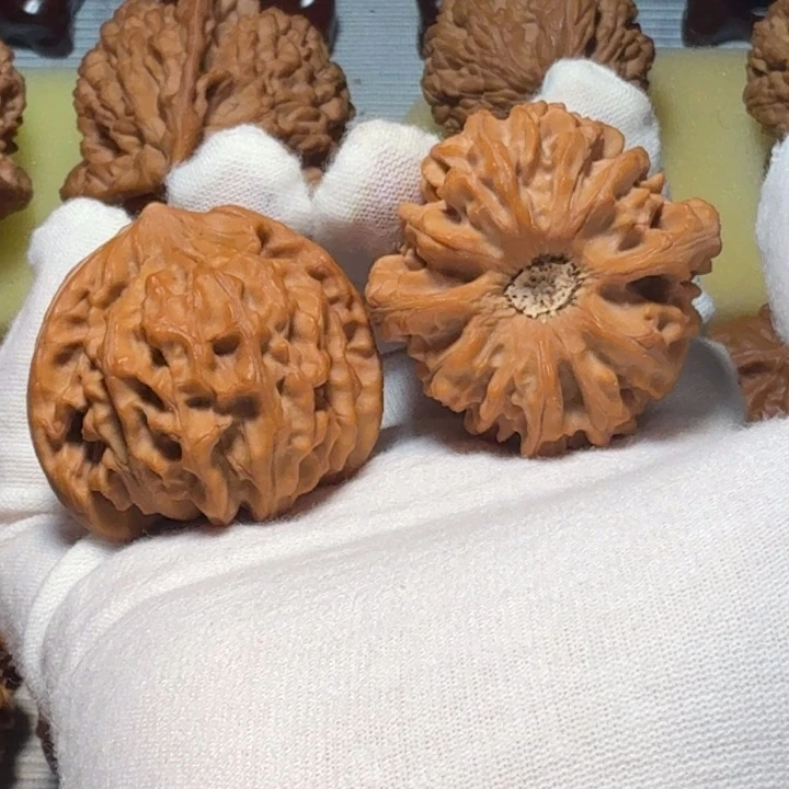 吊坠文玩核桃全品龙门涧38深凹底