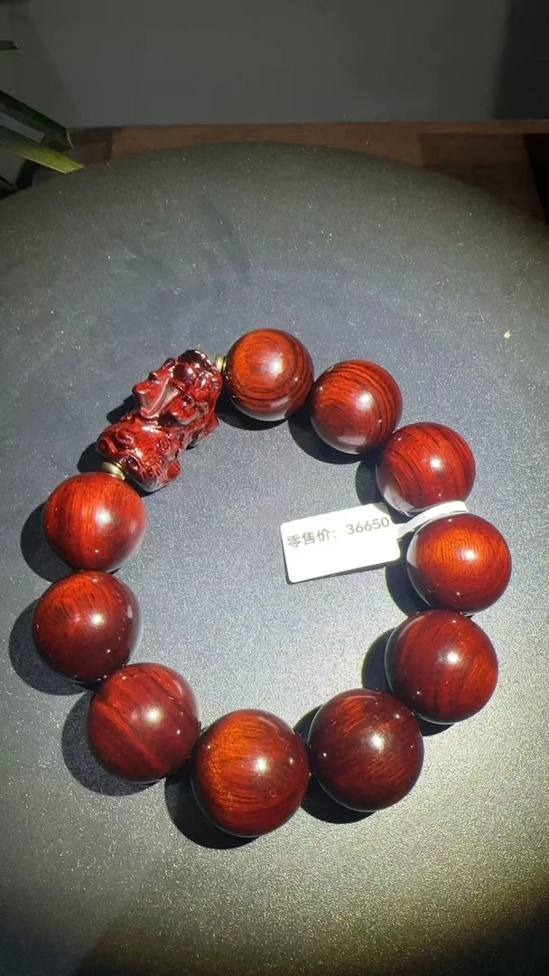 K098精品小紫带貔貅大单圈（无礼盒）