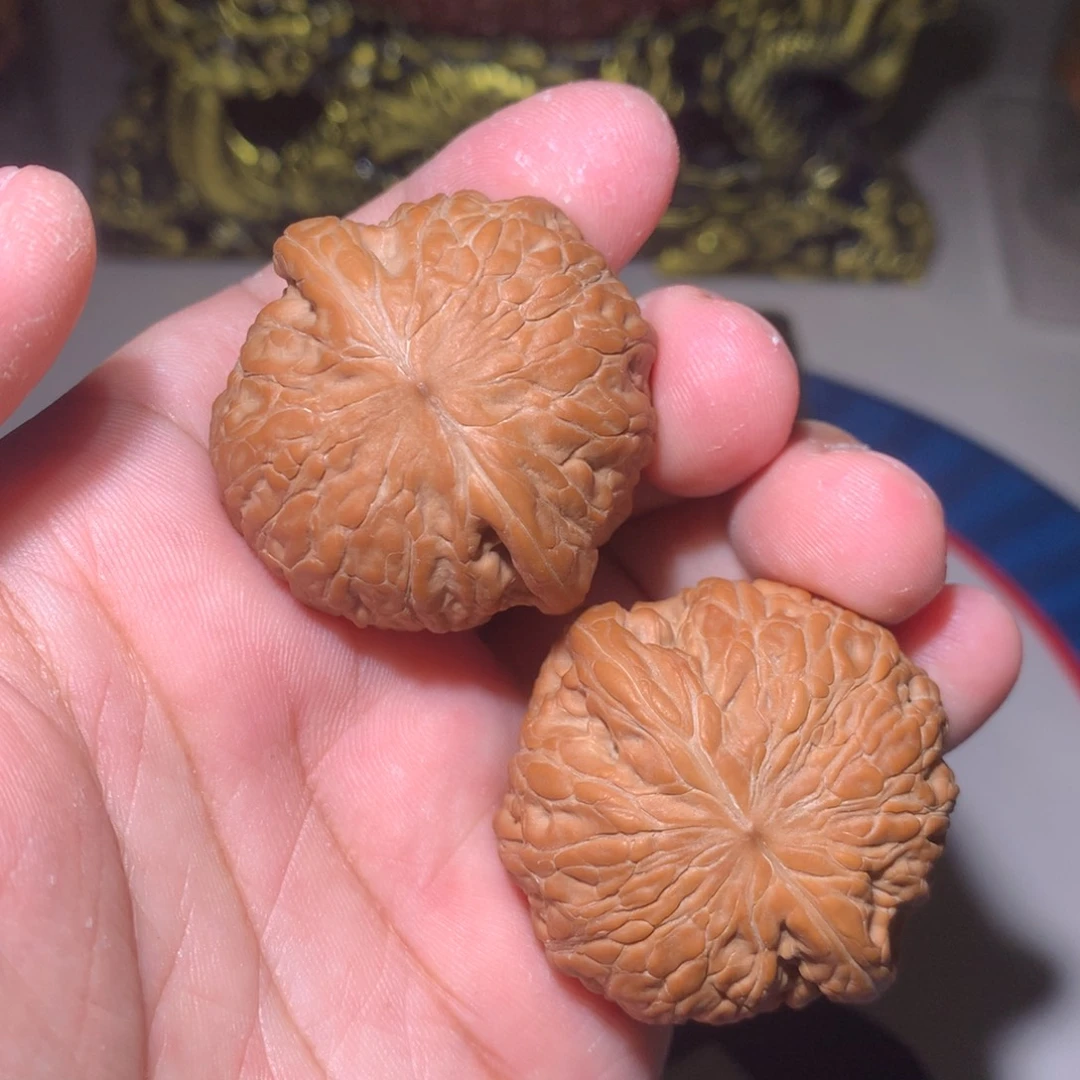 文玩核桃把件铁锤40矮