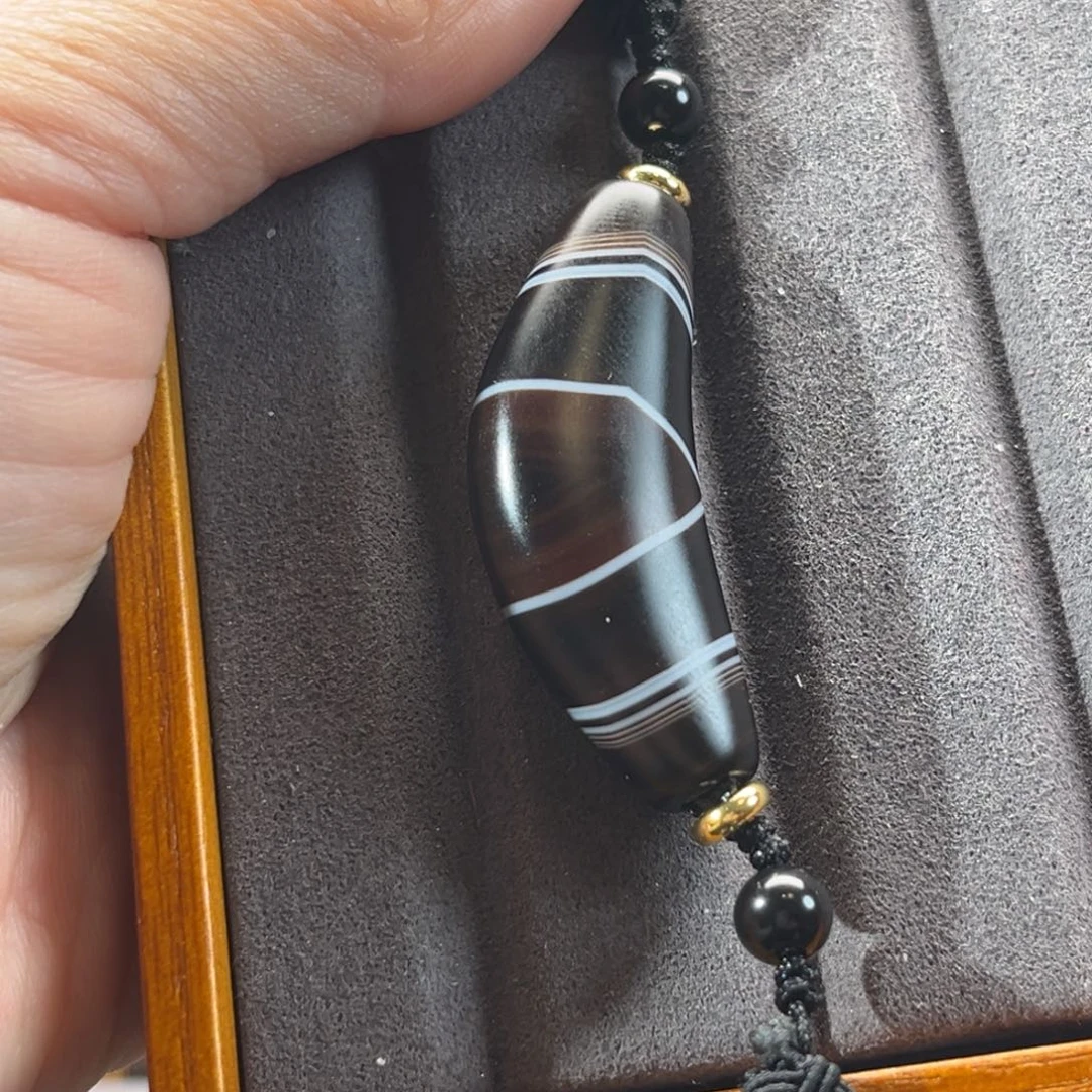 奔***）玛瑙/玉髓合金颈饰