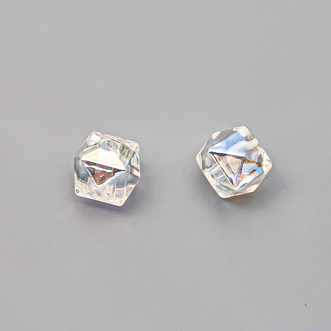【海家】马贝透明3.0直孔方珠12MM EG91