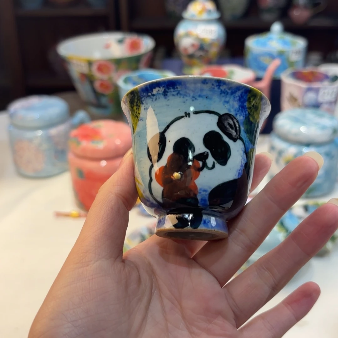 景德镇手绘高温釉下彩陶瓷茶具