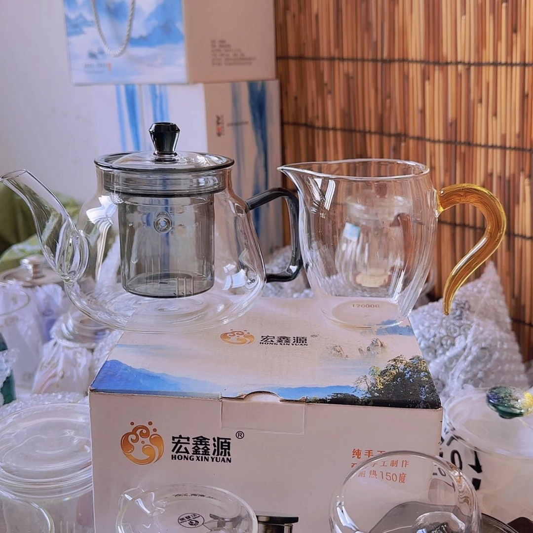 高硼硅玻璃茶水分离款瑕疵H713黑玻璃+G204 A06