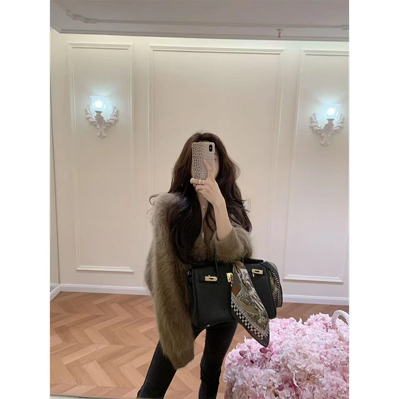 2025秋季韩系设计感御姐风修身显瘦外套上衣休闲简约直筒长裤套装