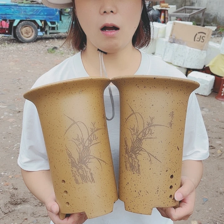 紫砂花盆宜兴紫砂精品花盆