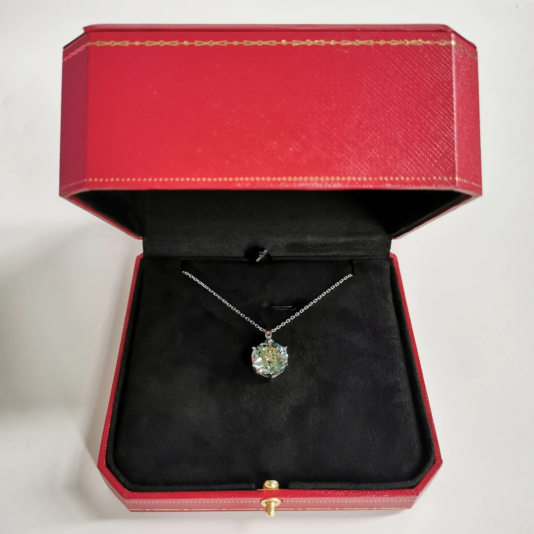 3301项链--10卡绿轻奢时尚设计首饰送礼盒