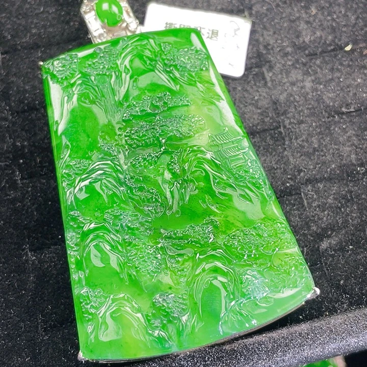 翡翠未镶嵌颈饰10