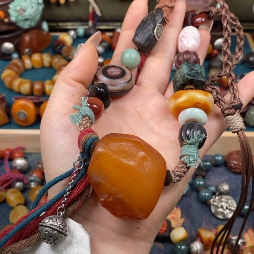 【闪购商品】蜜蜡颈饰未镶嵌项链