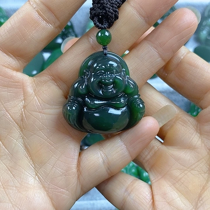 吊坠(不含链)未镶嵌和田玉（碧玉）34