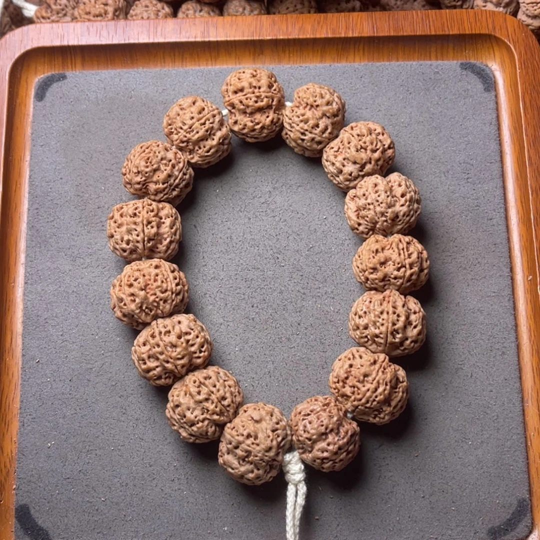 茶***记菩提籽类6号金刚菩提梁梅花双龙23