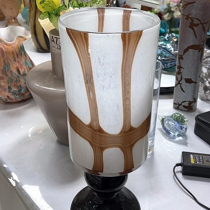 琉璃清*高度40厘米风灯琉璃花瓶