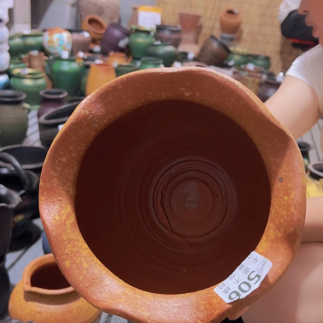 瑕疵506黄花边底裂有孔发货