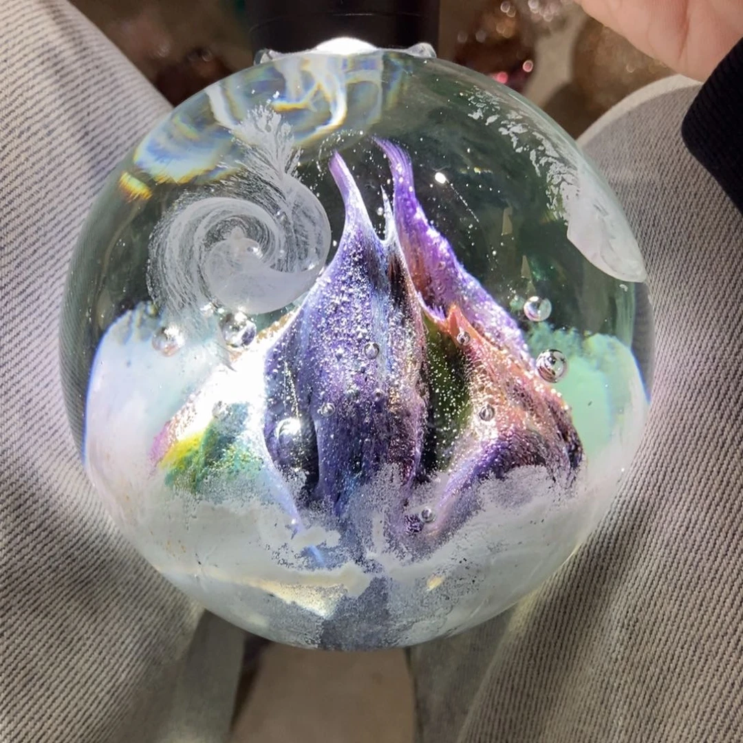 琉璃手工艺品祥云山