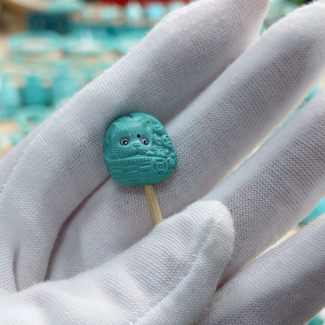 绿松石珠宝奇石未镶嵌