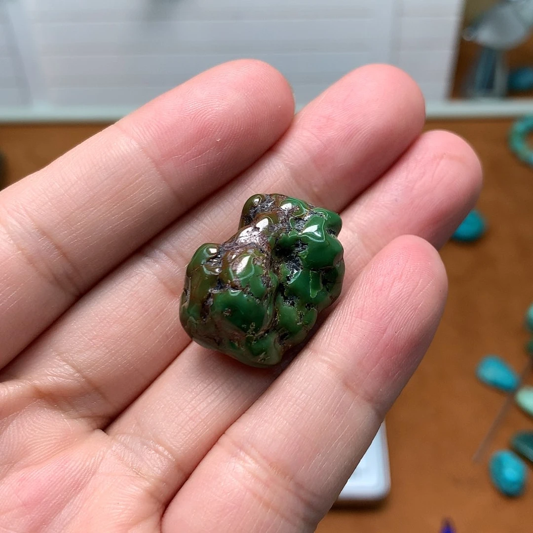 未镶嵌绿松石珠宝奇石晚**…