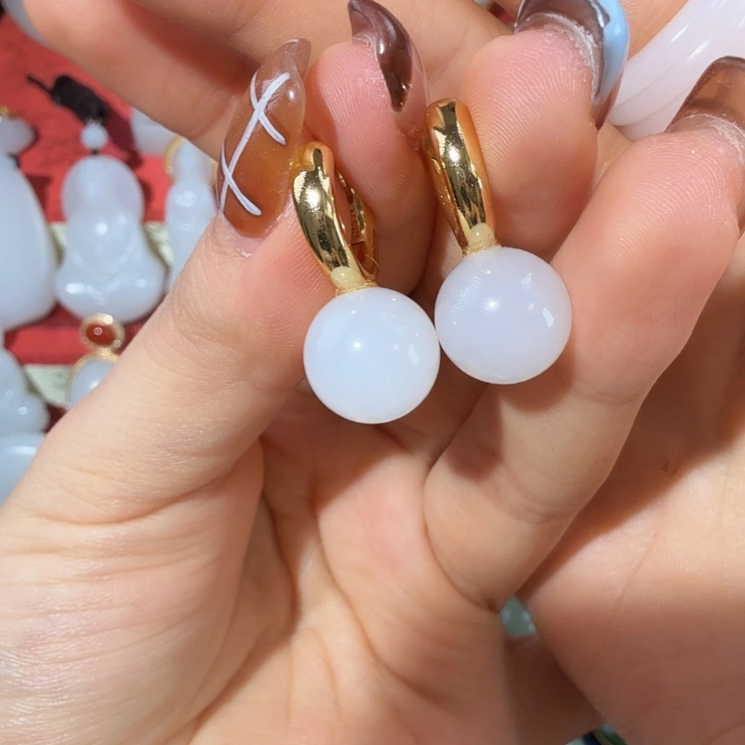 和田玉银S925镶嵌颈饰