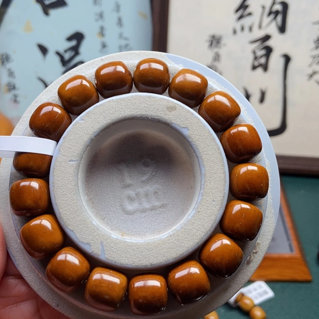 紫金鼠手串13mm➕近实心老型油核精品