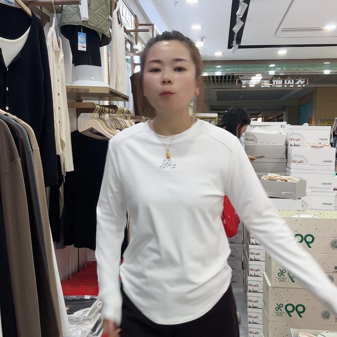 棉2622白色打底衣