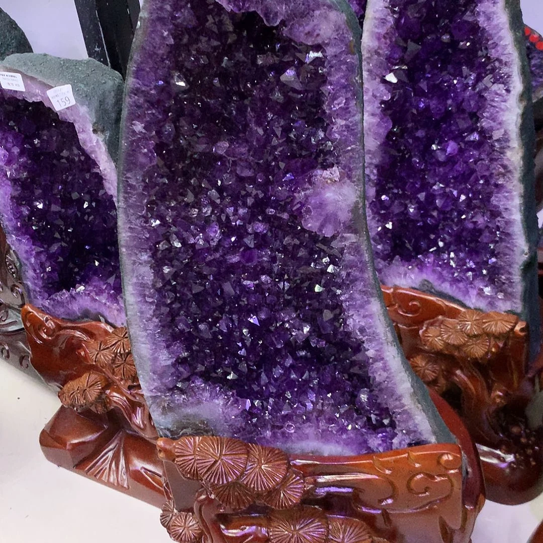 水晶大型摆件（非配饰）未镶嵌朱