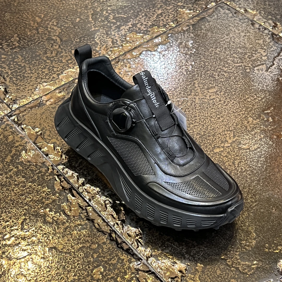 LEDS 男鞋 13989801 春季新款纽扣系带款时尚百搭休闲鞋