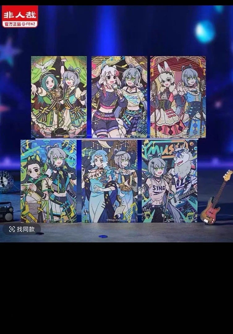 非人哉-洛天依联名 闪耀节拍马口铁徽章吧唧胸针