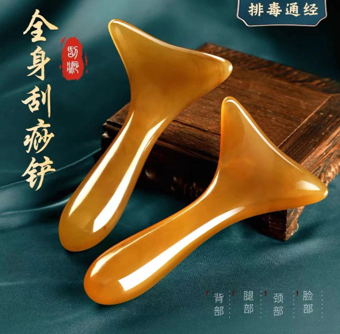 刮痧板刮痧铲刮痧疏通经络拨筋按摩棒树脂刮痧工具刮脸全身通用