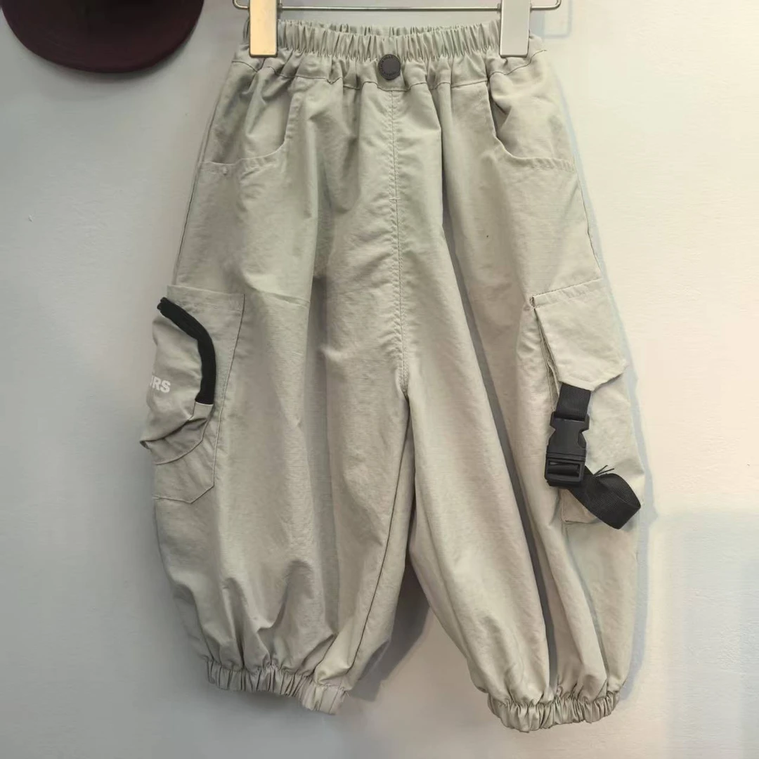 菜菜家童装潮牌棉布裤