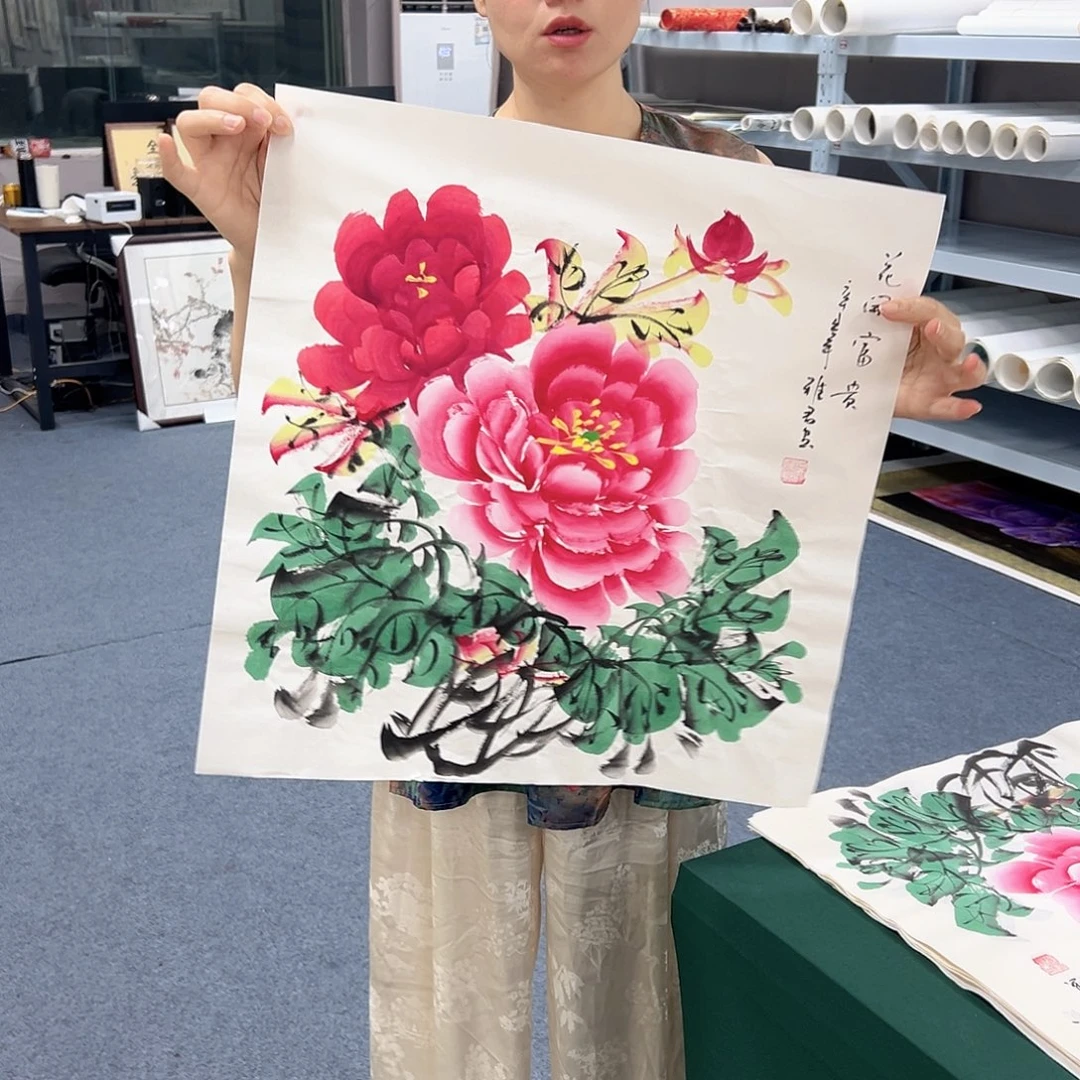 国画宣纸国画纯手绘作品