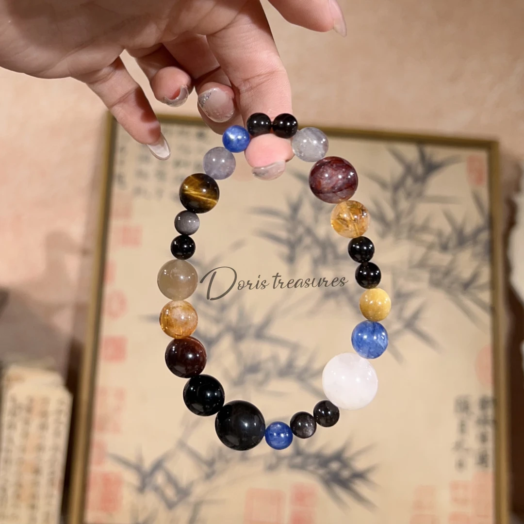 【宇宙】 天然水晶手串 多样性发一 颜色微差