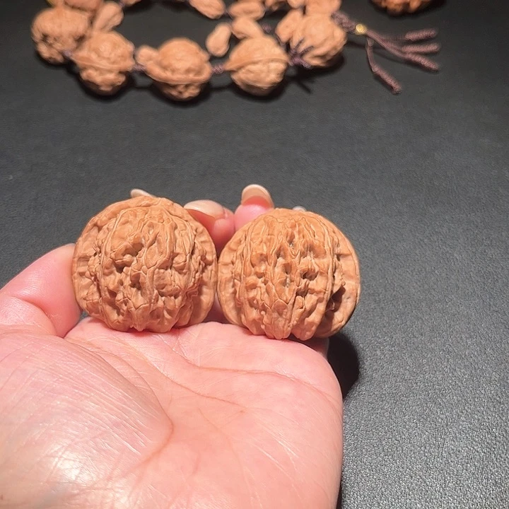 吊坠文玩核桃白狮子