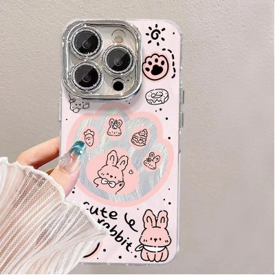 适用iphone16pro羽纱15手机壳14promax高级13少女12保护套11可爱