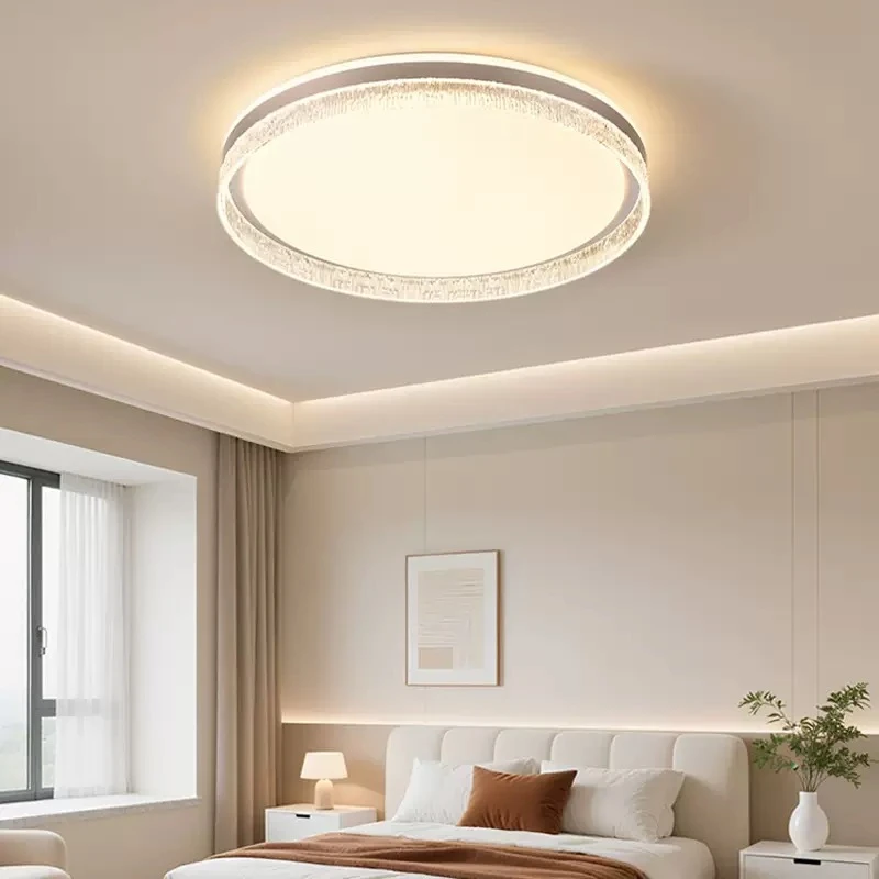 珍美 2025年新款仿水晶主卧室餐厅书房led吸顶灯家用轻奢感客厅灯