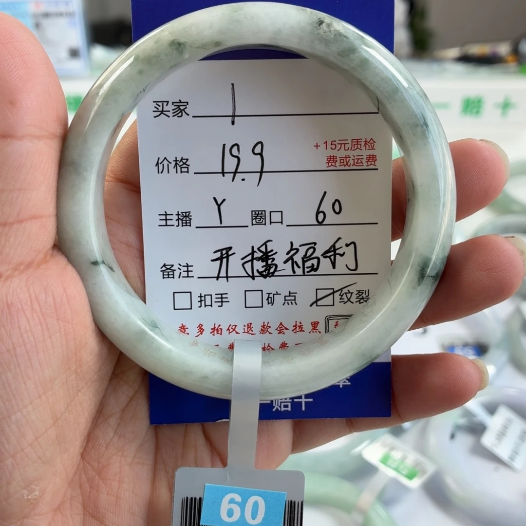 翡翠未镶嵌手镯60